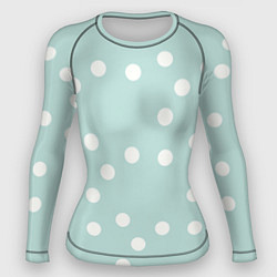 Рашгард женский Снежная морская пена, цвет: 3D-принт