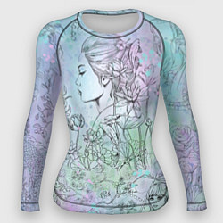 Женский рашгард Скетч японские дорамы