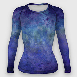 Женский рашгард Абстракция - blue tunnel