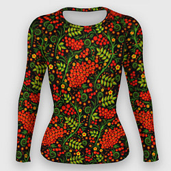 Рашгард женский Традиционная узорная роспись, цвет: 3D-принт