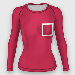 Рашгард женский Страж Squid game квадрат, цвет: 3D-принт