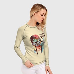 Рашгард женский Включи мозги, цвет: 3D-принт — фото 2