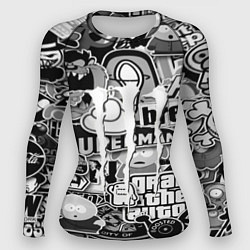 Женский рашгард Monster energy trend black