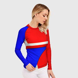 Рашгард женский Doom star geometry, цвет: 3D-принт — фото 2