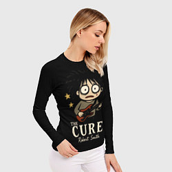 Рашгард женский The Cure, Роберт Смит, цвет: 3D-принт — фото 2