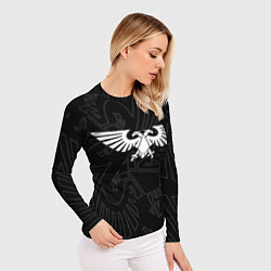 Рашгард женский Вархаммер - Империум человечества, цвет: 3D-принт — фото 2