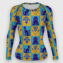 Рашгард женский Символы Египта, цвет: 3D-принт