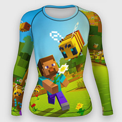 Женский рашгард Стив и пчела