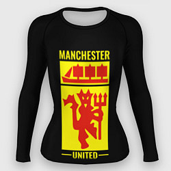 Рашгард женский Манчестер Юнайтед дьявол, цвет: 3D-принт