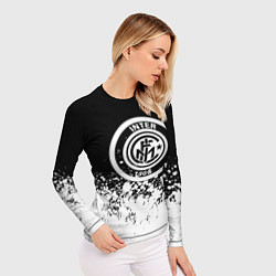 Рашгард женский Inter краски, цвет: 3D-принт — фото 2