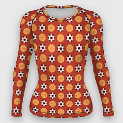 Женский рашгард Футбольные и баскетбольные мячи