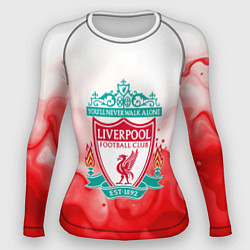 Рашгард женский Фк Ливерпуль 2025, цвет: 3D-принт