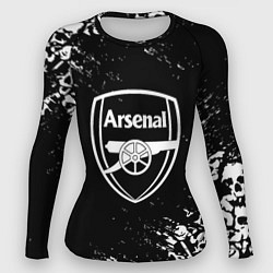 Рашгард женский Арсенал черепа краски, цвет: 3D-принт