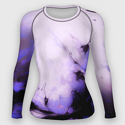 Рашгард женский Взрывной индиго светлый, цвет: 3D-принт