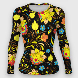 Женский рашгард Хохлома узор