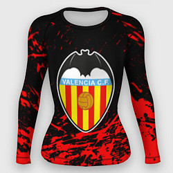Рашгард женский Валенсия брызги красок, цвет: 3D-принт