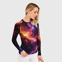 Рашгард женский Фантастические космические туманы, цвет: 3D-принт — фото 2