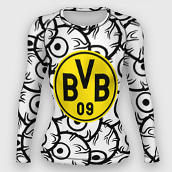 Рашгард женский Borussia глаза текстура, цвет: 3D-принт