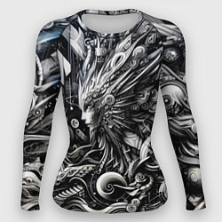 Рашгард женский Abstraction cyber pattern - ai art fantasy, цвет: 3D-принт