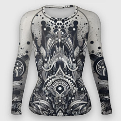 Рашгард женский Abstract pattern - graffiti, цвет: 3D-принт