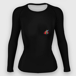 Рашгард женский Ёлочные чудеса, цвет: 3D-принт