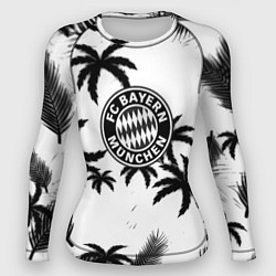 Рашгард женский Бавария Мюнхен тропики, цвет: 3D-принт