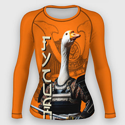 Рашгард женский Гусидо - путь гуся, цвет: 3D-принт