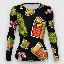 Женский рашгард Рождественский вайб