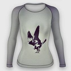 Рашгард женский Атакующий ястреб, цвет: 3D-принт