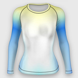 Женский рашгард Color yellow blue white