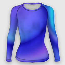 Рашгард женский The color is multicolored, цвет: 3D-принт