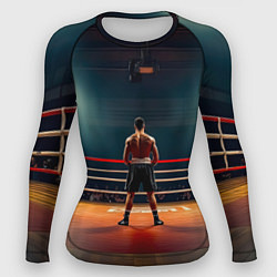 Рашгард женский Чемпион на ринге, цвет: 3D-принт