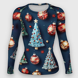 Женский рашгард Новгодний паттерн