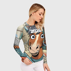 Рашгард женский А вот и 2026 год, цвет: 3D-принт — фото 2