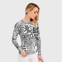 Рашгард женский Enter Shikari: Words, цвет: 3D-принт — фото 2