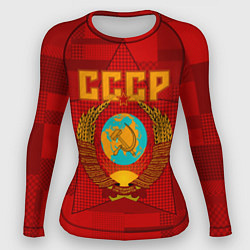 Рашгард женский СССР, цвет: 3D-принт
