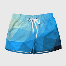 Женские шорты Geometric blue