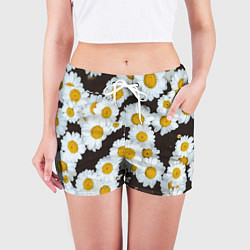 Шорты женские Аромашки, цвет: 3D-принт — фото 2