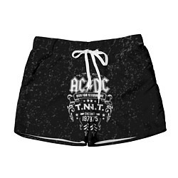 Шорты женские AC/DC: Run For Your Life, цвет: 3D-принт