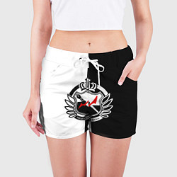 Шорты женские MONOKUMA SCHOOL, цвет: 3D-принт — фото 2