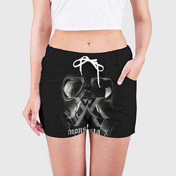 Шорты женские Monsta X, цвет: 3D-принт — фото 2