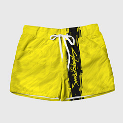 Шорты женские CYBERPUNK 2077, цвет: 3D-принт