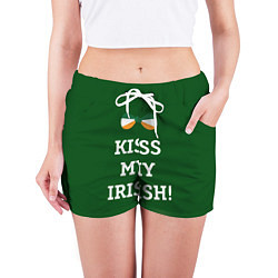 Шорты женские Kiss my Irish, цвет: 3D-принт — фото 2