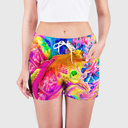 Шорты женские TIE DYE, цвет: 3D-принт — фото 2
