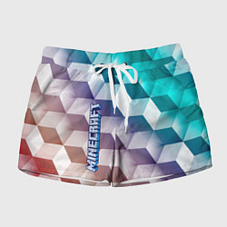 Шорты женские Minecraft, цвет: 3D-принт
