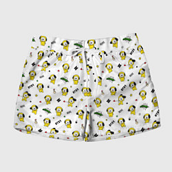 Шорты женские BT21 CHIMMY, цвет: 3D-принт