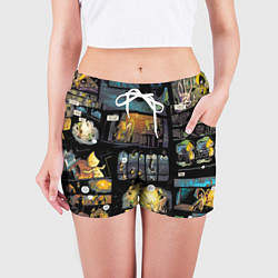 Шорты женские LITTLE NIGHTMARES, цвет: 3D-принт — фото 2