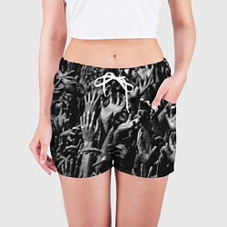 Шорты женские Hands, цвет: 3D-принт — фото 2