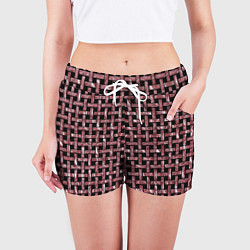 Шорты женские Сплетение, цвет: 3D-принт — фото 2
