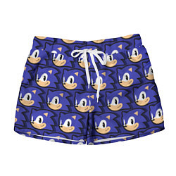 Женские шорты Sonic pattern